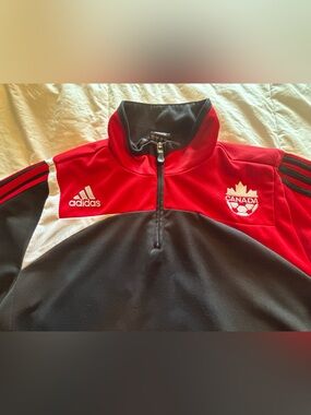 adidas Canada Soccer X Large XL Climacool Pullover Jacket